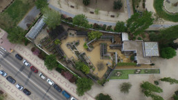vista aerea Jardín Bonsai